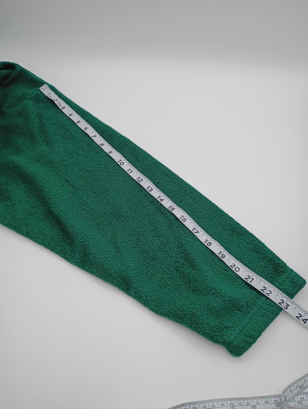 Vintage 90s Nike Quarter-Zip Fleece Pullover Jacket - Forest Green XL - Picture 12 of 12